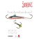 Balancir Lucky John Fin 3 + tee, 4 cm, color 54 blister