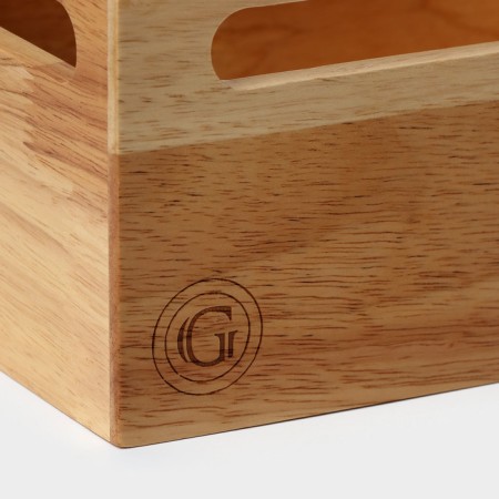 Organizer wooden kitchen, stand under spices 17.8 × 27.3 × 14.6 cm, gvee-2