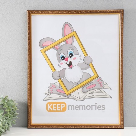 Photo frame Plastic "Vintage" 40x50 cm, beech