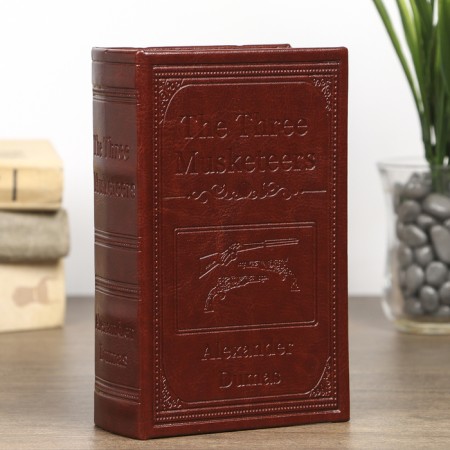 Broke-Book tree "Three musketeers" to leatherette 17x11x5 cm
