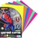 Cardboard tinted, A4, 6 sheets, 6 colors, moped, bilateral, in a package, 200 g/m², Spider-Man