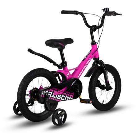 Bicycle 14 ’’ maxiscoo Space standard plus, color ultra pink matte-3