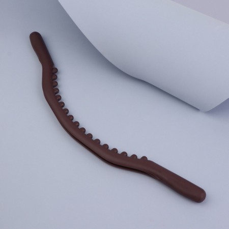 Massage plastic university arc with balls 46*2*8cm brown nap from-3