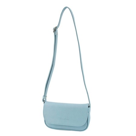 Women's bag B2772-06110, Blue color, artificial leather, 20x6x11 cm-2