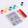 Set for creativity. Christmas balls for coloring "Winter History", 6 pcs