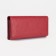 Women's wallet on magnets, red color