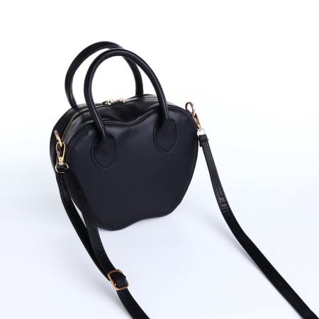 Bag Women's Cross-Bodi with a zipper, black color-8