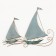 Wall metal decor "ships at sea" 73x3x56 cm