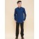 Hotgog shirt for boys, height 122 cm, dark blue color