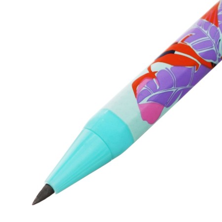 Mechanical pencil 2.0 mm Erichkrause "Colortouch Tropical" HB, with a sharpener, hexagonal housing Soft-Touch, Tubus, Mix-2
