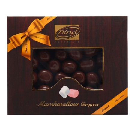New Year. Chocolate dragee "Marshmallow in milk chocolate" Wreath, 100 g-3