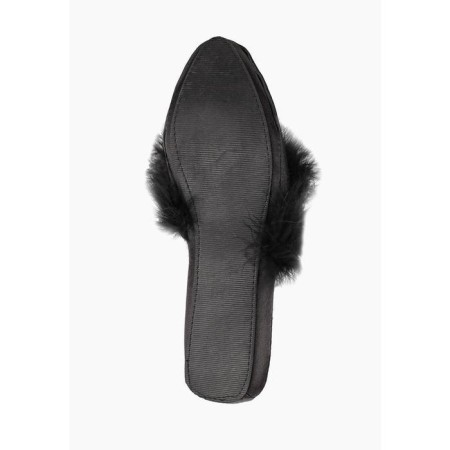 Slippers # 9 women, size 35.5, black color-3