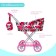 Stroller for dolls, universal, with a basket, with a bag