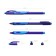 Ballic handle Erychkrause Ergoline Kids, first-grader, ergonomic holder, Soft-Touch body, 0.7 mm node, blue ink, mix, blister