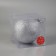 Ball plastic d-15 cm "Lawrence" silver