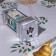 LED figure "Silver Lantern with cats" 5 × 12 × 5 cm, plastic, batteries AG13x3, glow warm white
