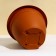 Flower pot, d = 35 cm, 12 l, plastic, brown