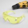 Protective scrap glasses, yellow, open type, shockproof material