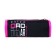 Penal soft, 1 compartment, quadro, 70 x 200 mm, Hatber "ex" Silicon+textiles, black/pink npn_72256