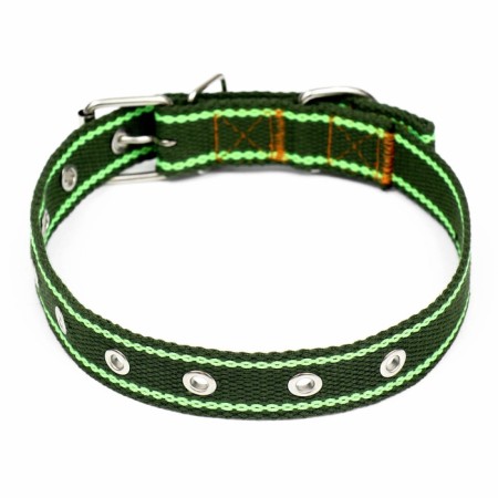 Collar of tarpaulin dimensionless single -layer, 58 x 2.5 cm, khaki/light green-2
