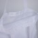 Bag - a chover in a bank, without a lining, without lightning, white, “bloom”, 35 x 40 x 0.5 cm