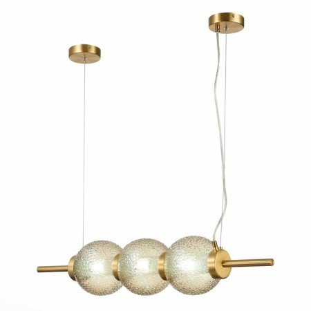 Suspension lamp ST LUCE. SL1155.313.03. Marena. 3x40 watts, E14, 83x16.5 cm, brass color-8
