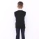 School vest for a boy, black color, height 134-140 cm
