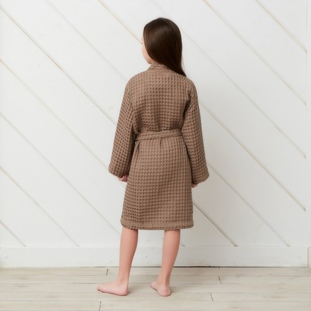 Waffel Baby Broke I "BOHO" size 30 (98-104 cm) Mokko color, 100% cotton 290 g/m2-17