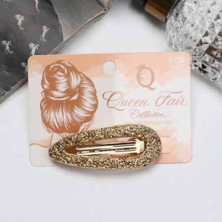 Clothing machine for hair "Liberti Lava" Invisible, 2.5x7 cm, gold-2