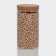 Glass Bank for bulk products with a Bellatenero cork cover "Classic", 650 ml, 8.5 × 16 cm