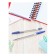 Ballic alarm handle "111", node 0.7 mm, blue ink on an oil basis, rod 130 mm