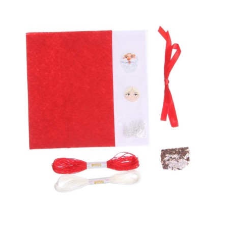 New Year's toys from felt "New Year! Ded Moroz and Snegurochka"-5