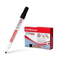 Marker for the Boem Erichkrause W-500, 0.8-2.5 mm, for writing on boards of dry erasure, alcohol-based ink without xylol, black