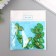 Beads for creativity Plastic "Green sheet with gold veins" set of 25 pcs 1.7x1.1x0.3cm
