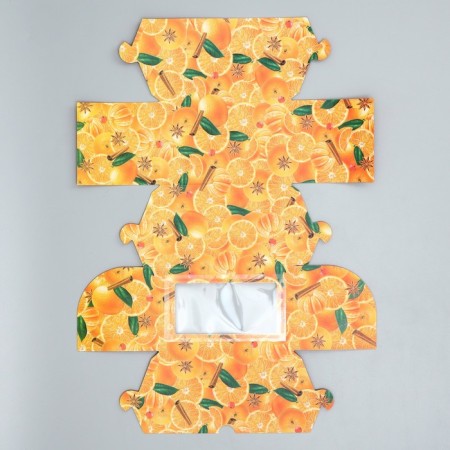 Folding box with bilateral application of the Sweet New Year 16 x 10 x 10 cm, New Year-7