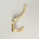 Furniture tundra hook TKD002 Light, two -rod, gold
