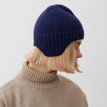 Women's hat minku, dark blue color, rr 56-58-1