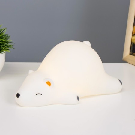 Nightlight "Bear" LED from white batteries 20.5x12x10 cm Risalux-1
