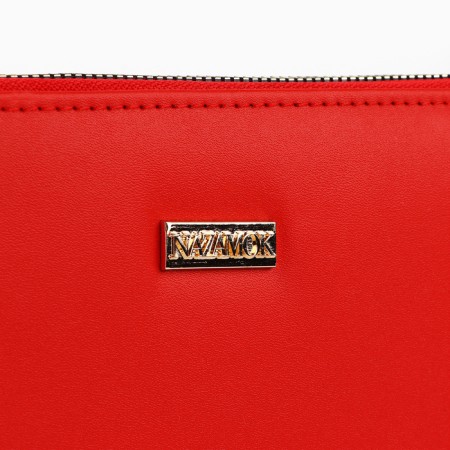 Nazamok wallet, 19x9.5x2 cm, leatherette, red color-4