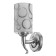 Bra "Elary" E27 40W chrome 10x13.8x25 cm