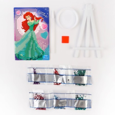 Diamond mosaic, 16x10.5 cm, princesses-2