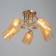 Caty Caty 5x60W E27 gold 52x52x28cm