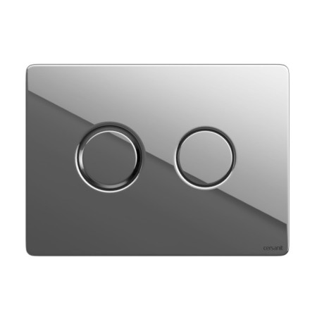 Cersanit Accento Circle button, pneumatic, chrome, glossy