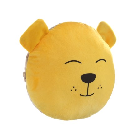 Pillow on the headrest MATHET MIMIMISH Line, 33 x 31 x 10 cm, yellow-1