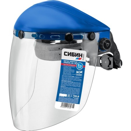 Protective Siberia 11086_z01, polycarbonate 2 mm, with a ratchet, screen 200 x 400 mm