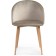 ALDO Metal Carcass stained metal/velor, natural/beige 50x50x77.5 cm