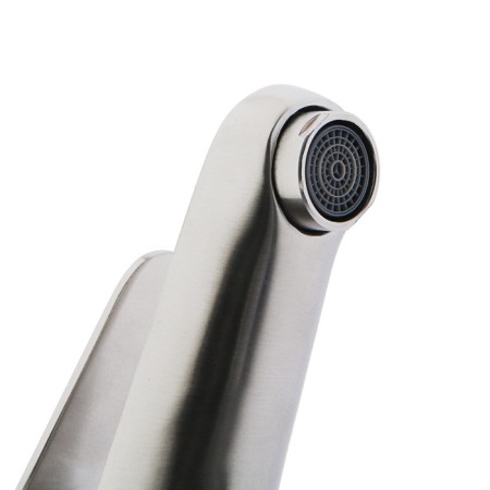 Accoona A9690 sink mixer, single -leaf, with a nut, stainless steel-1