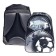 School backpack, 37 x 26 x 13 cm, ergonomic back, calligrata AN "Football"