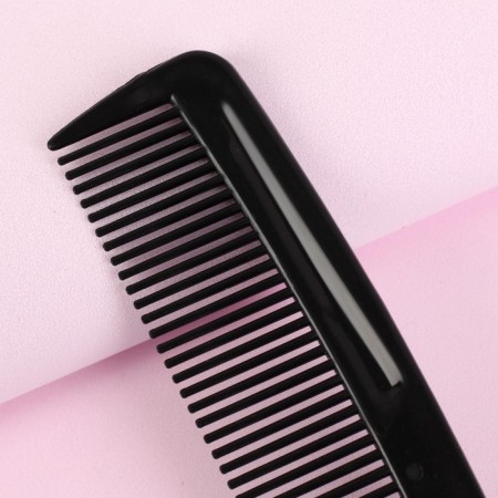 Combined comb, 12 × 3 cm, packing 30 pcs, black color-3