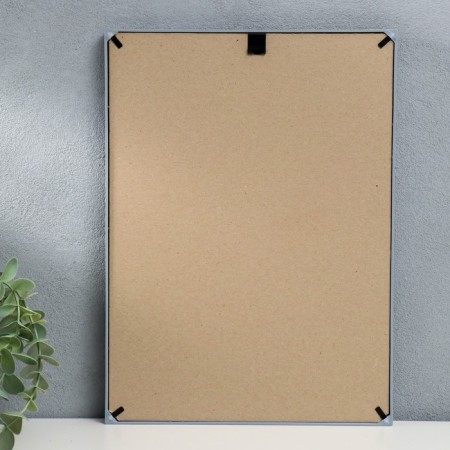 Photo frame plastic L-5 21x30 cm silver meter. (plastic screen)-2